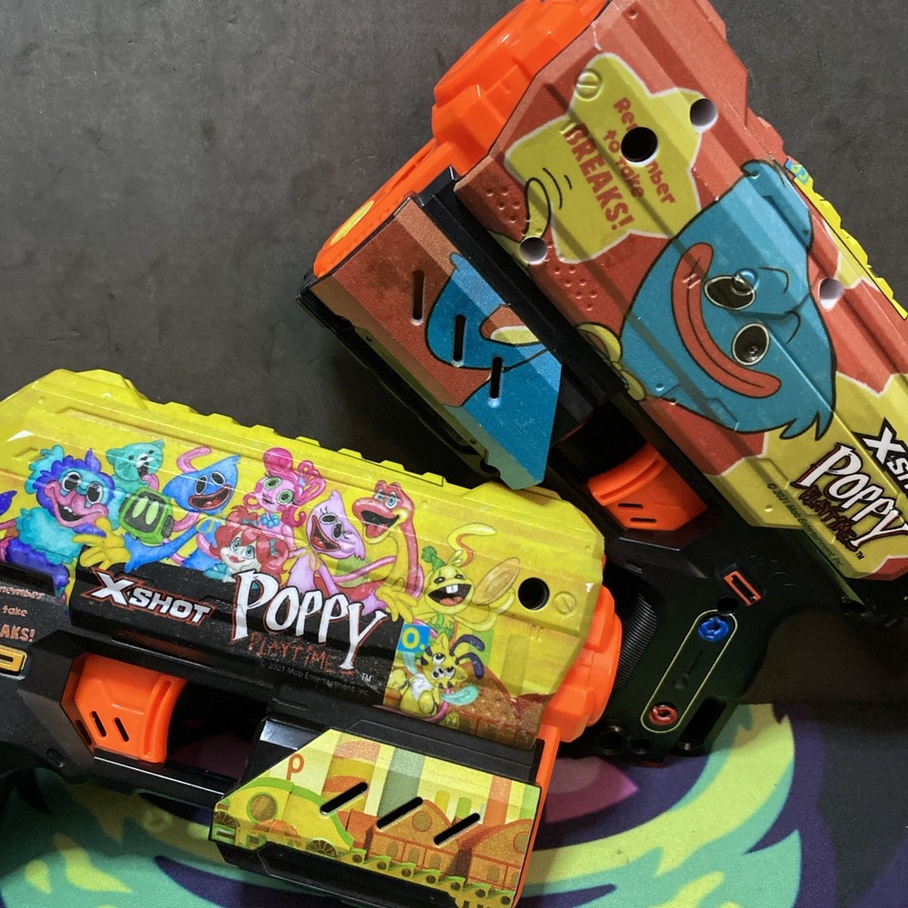 XSHOT Skins Flux - 2 Poppy Playtime Blasters! Nice G3